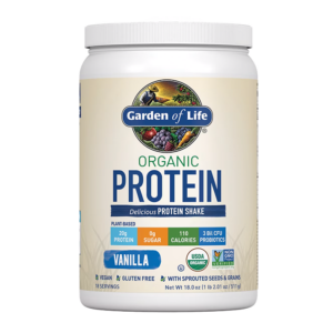 Garden of Life 20g Organic Protein Powder, Non-GMO, Vegan